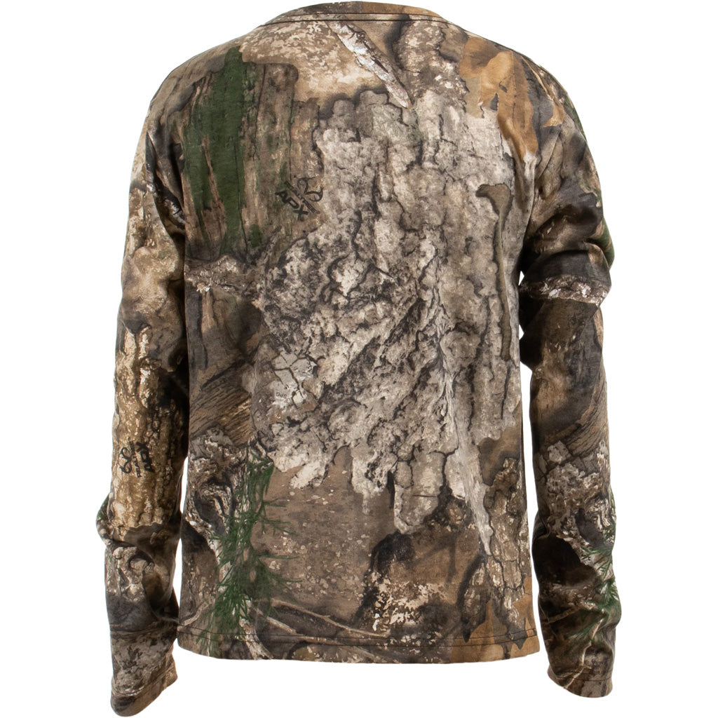 Habit Bear Cave Long Sleeve Tee Realtree APX Large