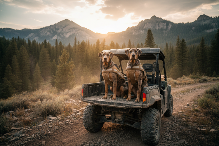 Catahoula Cur Dogs in Side-by-Side