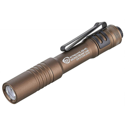 Streamlight Microstream USB Flashlight Coyote 250 Lumens