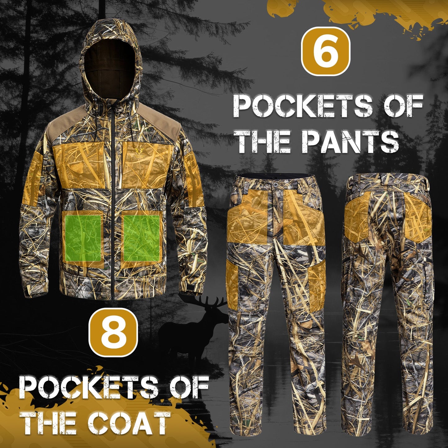 VOTAGOO® Quiet Hunting Suit