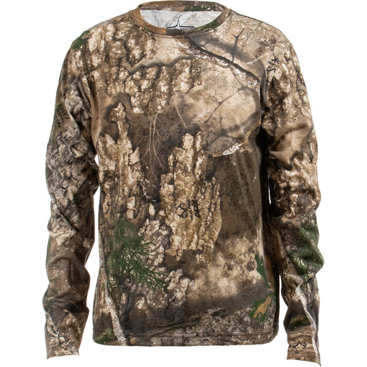 Habit Bear Cave Long Sleeve Tee Realtree APX Large