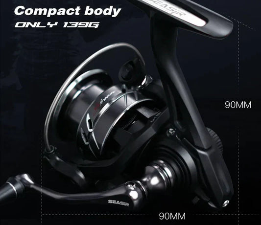 Stream 1000 Spinning Reel Carbon Drag Washers Black